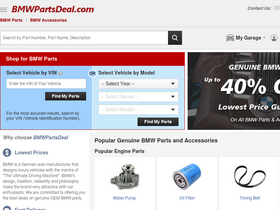 'bmwpartsdeal.com' screenshot