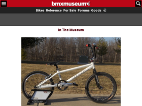 'bmxmuseum.com' screenshot