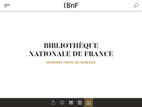 'chroniques.bnf.fr' screenshot