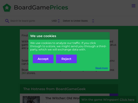 'boardgameprices.co.uk' screenshot