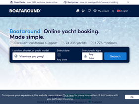 'boataround.com' screenshot