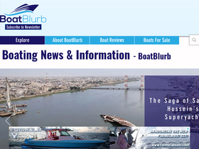 'boatblurb.com' screenshot