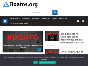 'boatos.org' screenshot