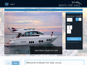 'boatsforsale.co.uk' screenshot