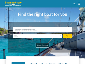 'boatshed.com' screenshot