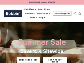 'bobbinbikes.com' screenshot
