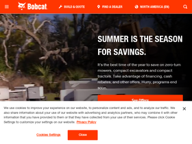 'bobcat.com' screenshot