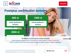 'bocianpozyczki.pl' screenshot