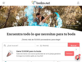 'bodas.net' screenshot