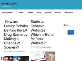 'bodhizazen.net' screenshot