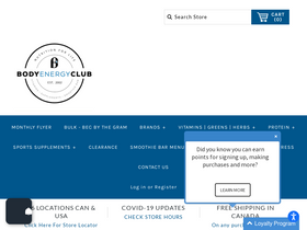 'bodyenergyclub.com' screenshot