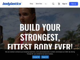 'bodylastics.com' screenshot