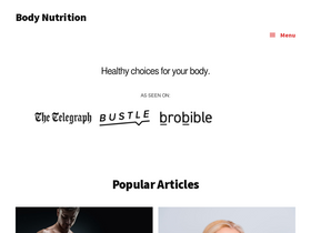 'bodynutrition.org' screenshot