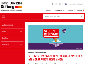 'boeckler.de' screenshot