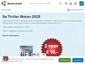 'boekenbalie.nl' screenshot