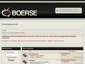 'boerse.sx' screenshot