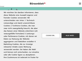 'boersenblatt.net' screenshot