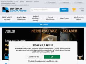 'bohemiapc.cz' screenshot