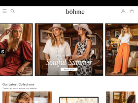 'bohme.com' screenshot