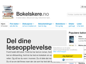 'bokelskere.no' screenshot