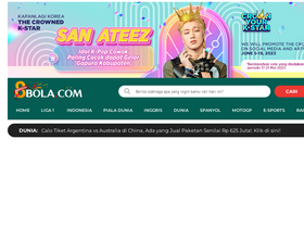 'bola.com' screenshot