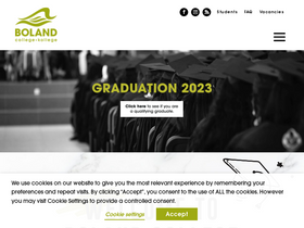'bolandcollege.com' screenshot