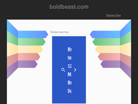 'boldbeast.com' screenshot