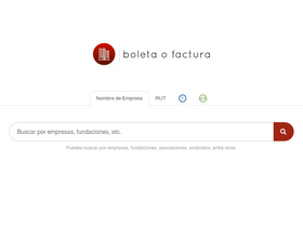 'boletaofactura.com' screenshot