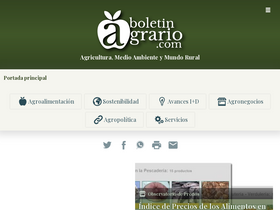 'boletinagrario.com' screenshot
