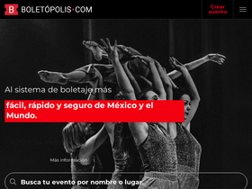 'boletopolis.com' screenshot