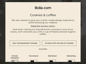 'bolia.com' screenshot