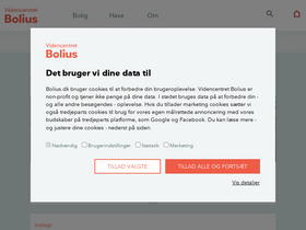 'bolius.dk' screenshot