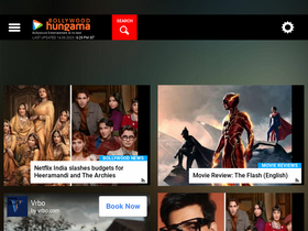 'bollywoodhungama.com' screenshot