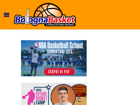 'bolognabasket.org' screenshot