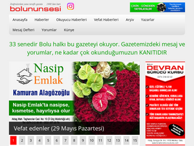 'bolununsesi.com' screenshot