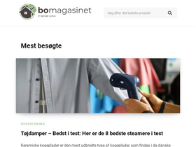 'bomagasinet.dk' screenshot