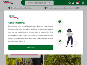 'bomenbezorgd.nl' screenshot
