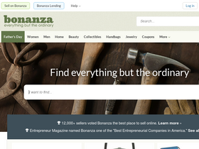 'bonanza.com' screenshot