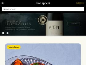 'bonappetit.com' screenshot