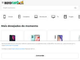 'bondfaro.com.br' screenshot