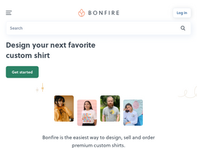 'bonfire.com' screenshot