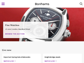 'bonhams.com' screenshot
