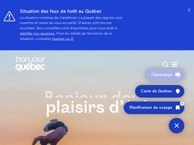 'bonjourquebec.com' screenshot
