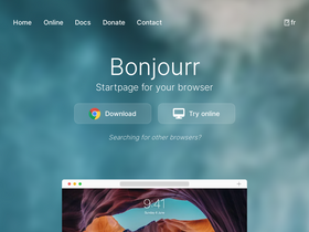'bonjourr.fr' screenshot
