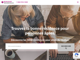 'bonjourresidences.com' screenshot