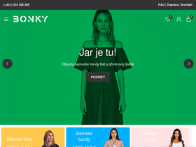 'bonky.sk' screenshot