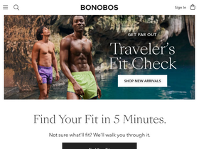 'bonobos.com' screenshot