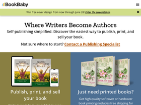 'bookbaby.com' screenshot