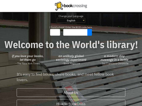 'bookcrossing.com' screenshot