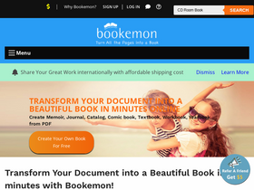 'bookemon.com' screenshot